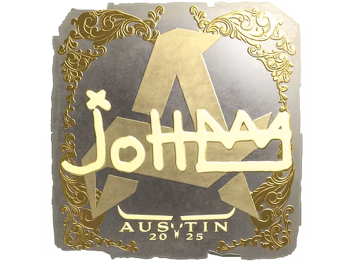 Sticker jottAAA (Gold) | Austin 2025 - Preço e onde comprar no CS2