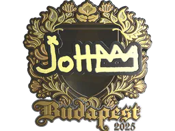 Sticker jottAAA (Gold) | Budapest 2025 - Preço e onde comprar no CS2