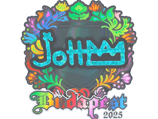 Sticker jottAAA (Holo) | Budapest 2025 - Preço e onde comprar no CS2