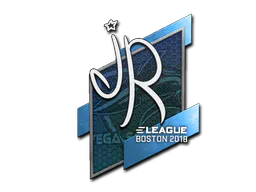 Sticker jR | Boston 2018 - Preço e onde comprar no CS2
