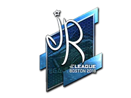 Sticker jR (Foil) | Boston 2018 - Preço e onde comprar no CS2