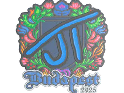 Sticker JT (Embroidered) | Budapest 2025 - Preço e onde comprar no CS2
