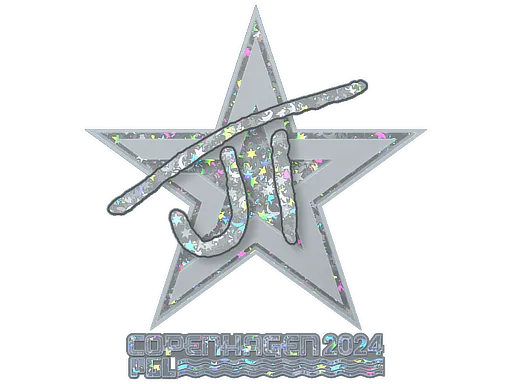 Sticker JT (Glitter) | Copenhagen 2024 - Preço e onde comprar no CS2
