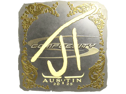 Sticker JT (Gold) | Austin 2025 - Preço e onde comprar no CS2