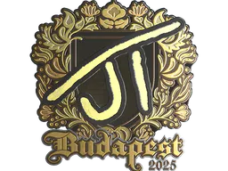 Sticker JT (Gold) | Budapest 2025 - Preço e onde comprar no CS2