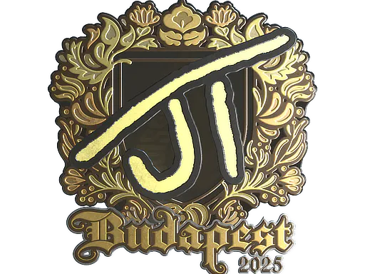 Sticker JT (Gold) | Budapest 2025 - Preço e onde comprar no CS2