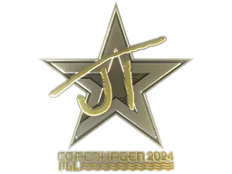 Sticker JT (Gold) | Copenhagen 2024 - Preço e onde comprar no CS2