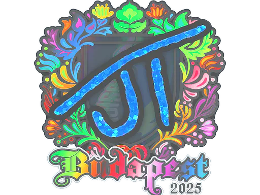 Sticker JT (Holo) | Budapest 2025 - Preço e onde comprar no CS2