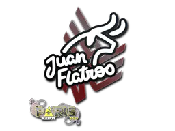 Sticker juanflatroo | Paris 2023 - Preço e onde comprar no CS2