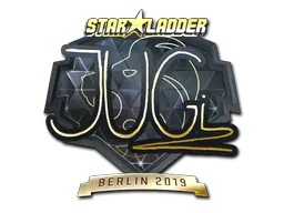 Sticker JUGi (Gold) | Berlin 2019 - Preço e onde comprar no CS2