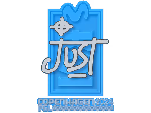 Sticker JUST | Copenhagen 2024 - Preço e onde comprar no CS2
