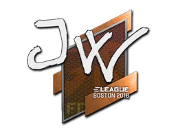Sticker JW | Boston 2018 - Preço e onde comprar no CS2