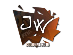 Sticker JW | Cologne 2016 - Preço e onde comprar no CS2
