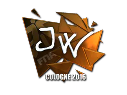 Sticker JW (Foil) | Cologne 2016 - Preço e onde comprar no CS2