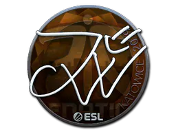 Sticker JW (Foil) | Katowice 2019 - Preço e onde comprar no CS2
