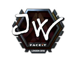 Sticker JW (Foil) | London 2018 - Preço e onde comprar no CS2