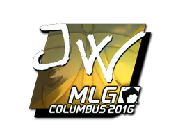 Sticker JW (Foil) | MLG Columbus 2016 - Preço e onde comprar no CS2