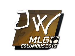 Sticker JW | MLG Columbus 2016 - Preço e onde comprar no CS2