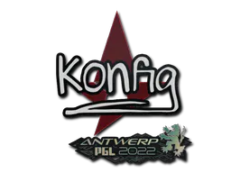 Sticker k0nfig | Antwerp 2022 - Preço e onde comprar no CS2