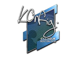 Sticker k0nfig | Boston 2018 - Preço e onde comprar no CS2