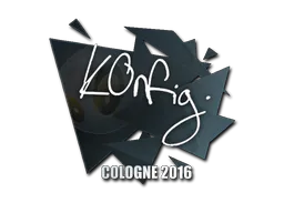 Sticker k0nfig | Cologne 2016 - Preço e onde comprar no CS2