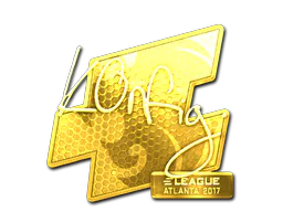 Sticker k0nfig (Gold) | Atlanta 2017 - Preço e onde comprar no CS2