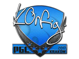 Sticker k0nfig | Krakow 2017 - Preço e onde comprar no CS2
