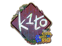 Sticker k1to (Glitter) | Rio 2022 - Preço e onde comprar no CS2