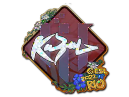 Sticker kabal (Glitter) | Rio 2022 - Preço e onde comprar no CS2