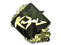Sticker kabal (Gold) | Rio 2022 - Preço e onde comprar no CS2