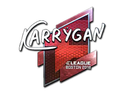 Sticker karrigan (Foil) | Boston 2018 - Preço e onde comprar no CS2