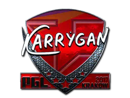 Sticker karrigan (Foil) | Krakow 2017 - Preço e onde comprar no CS2