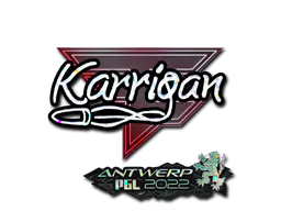 Sticker karrigan (Glitter) | Antwerp 2022 - Preço e onde comprar no CS2