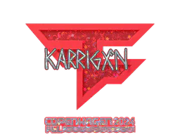 Sticker karrigan (Glitter) | Copenhagen 2024 - Preço e onde comprar no CS2