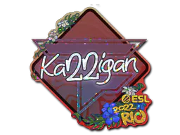 Sticker karrigan (Glitter) | Rio 2022 - Preço e onde comprar no CS2