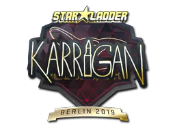 Sticker karrigan (Gold) | Berlin 2019 - Preço e onde comprar no CS2