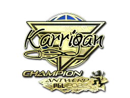 Sticker karrigan (Gold, Champion) | Antwerp 2022 - Preço e onde comprar no CS2