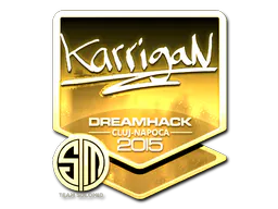 Sticker karrigan (Gold) | Cluj-Napoca 2015 - Preço e onde comprar no CS2