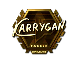 Sticker karrigan (Gold) | London 2018 - Preço e onde comprar no CS2