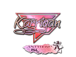 Sticker karrigan (Holo) | Antwerp 2022 - Preço e onde comprar no CS2