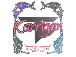 Sticker karrigan (Holo) | Austin 2025 - Preço e onde comprar no CS2