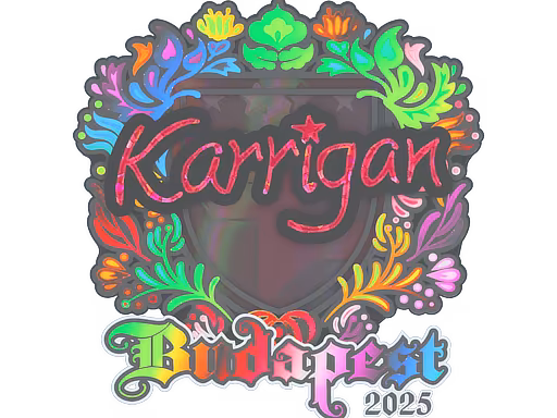 Sticker karrigan (Holo) | Budapest 2025 - Preço e onde comprar no CS2