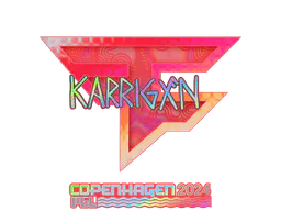 Sticker karrigan (Holo) | Copenhagen 2024 - Preço e onde comprar no CS2