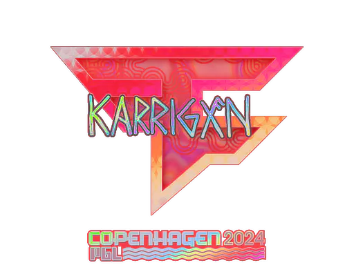 Sticker karrigan (Holo) | Copenhagen 2024 - Preço e onde comprar no CS2