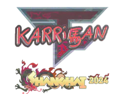 Sticker karrigan (Holo) | Shanghai 2024 - Preço e onde comprar no CS2