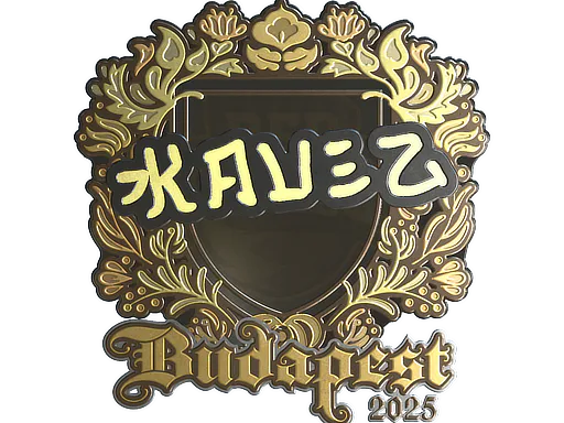 Sticker kauez (Gold) | Budapest 2025 - Preço e onde comprar no CS2