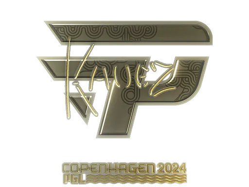 Sticker kauez (Gold) | Copenhagen 2024 - Preço e onde comprar no CS2