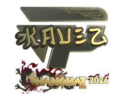 Sticker kauez (Gold) | Shanghai 2024 - Preço e onde comprar no CS2