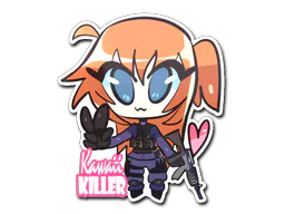 Sticker Kawaii Killer CT - Preço e onde comprar no CS2