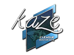 Sticker Kaze | Boston 2018 - Preço e onde comprar no CS2
